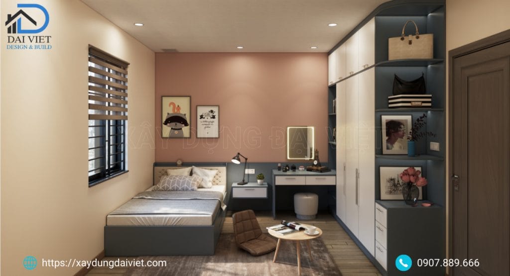 Nội thất phòng ngủ con gái