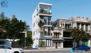 Nhà phố 4 tầng 1 tum