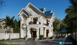 Biệt thự 2 tầng mái Thái